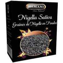 Nigella sativa / NIGELLE / CUMIN NOIR en poudre (graines moulues) 200g